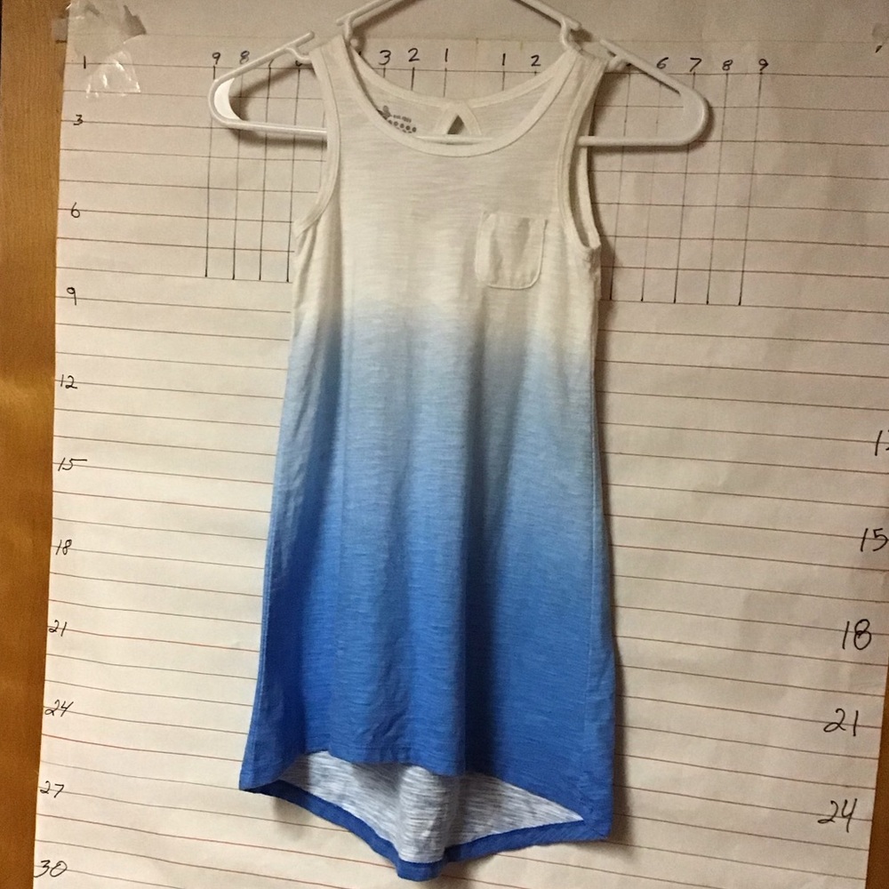 OLD NAVY little girl HiLo gradient color dress sz5